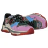 Coach - Multicolor Leather & Suede Floral & Colorblocked Chunky Sneakers Sz 7.5