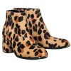 Cole Haan - Tan Leopard Print Short Boots Sz 8