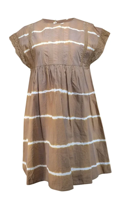 Corey Lynn Calter - Moss Brown Cotton Tunic Dress Sz S