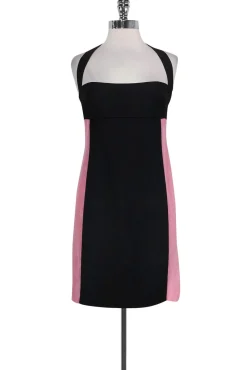 Costume National - Black & Pink Fitted Dress Sz 6