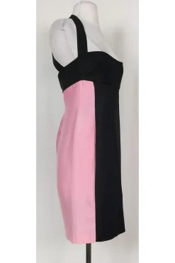 Costume National - Black & Pink Fitted Dress Sz 6