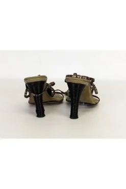 Costume National - Gold Fringe Heels Sz 7.5