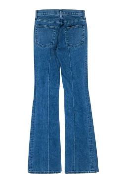Cotton Citizen - Medium Wash Pintuck Flare Jeans Sz 0