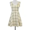 Creatures of Comfort - Cream & Grey Geo Print Dress Sz S