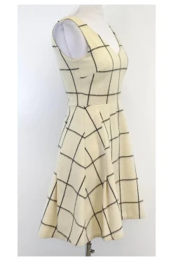 Creatures of Comfort - Cream & Grey Geo Print Dress Sz S