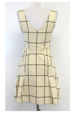 Creatures of Comfort - Cream & Grey Geo Print Dress Sz S