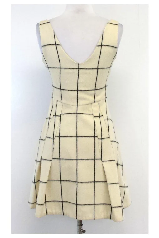 Creatures of Comfort - Cream & Grey Geo Print Dress Sz S