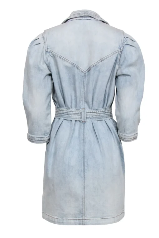 Current/Elliott - Light Wash Denim Dress with Belt Sz 1
