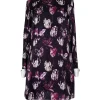 Cynthia Rowley - Floral Purple & White Dress Sz 4