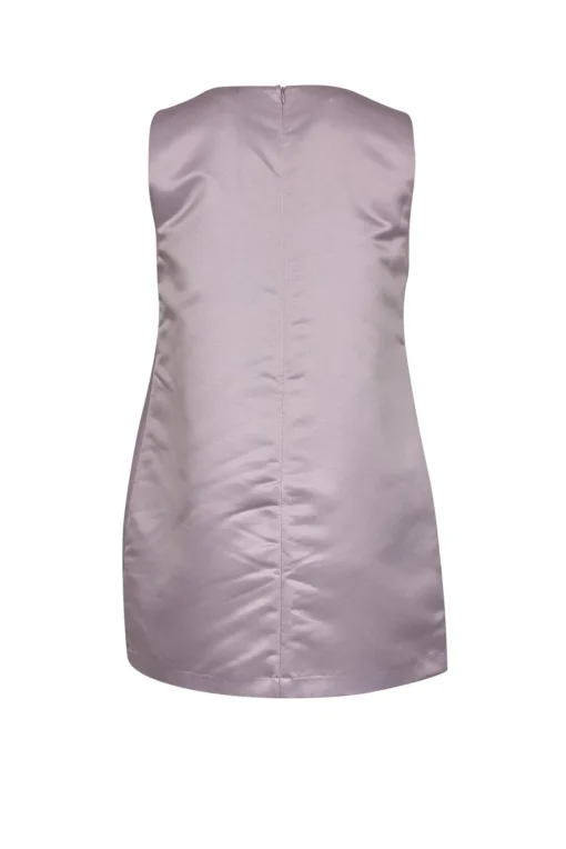 Cynthia Rowley - Pink Bow Front Print Sleeveless Dress Sz M