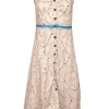 Cynthia Steffe - Ivory & Multi Color Print Sleeveless Dress Sz 4