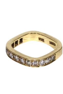 Daven - 18k Gold Rectangular Ring Sz 5