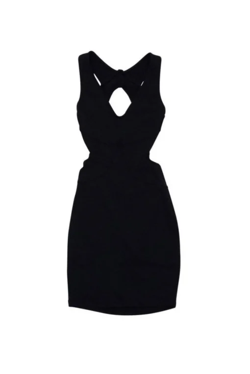 David Lerner - Black Bodycon Dress Sz XS
