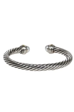 David Yurman - Cable Classic w/Pearls & 14k Yellow Gold Bracelet