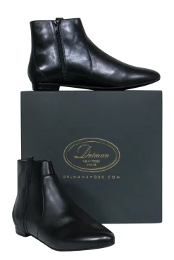 Delman - Black Leather 