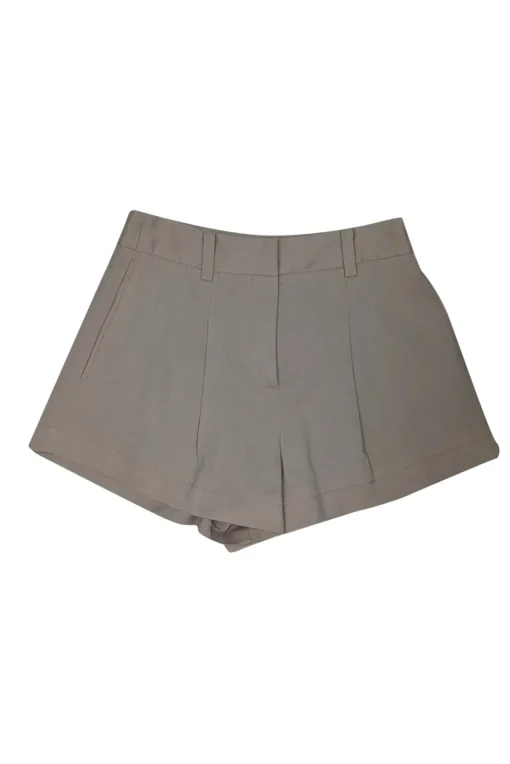 Derek Lam - Almond Beige Linen Blend Shorts Sz 4