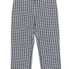 Derek Lam - Black & White Gingham Paints Sz 6