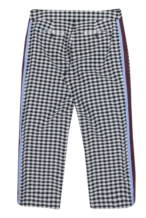 Derek Lam - Black & White Gingham Paints Sz 6