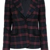 Derek Lam 10 Crosby - Ruby Blackwatch Double Button Blazer Sz 4