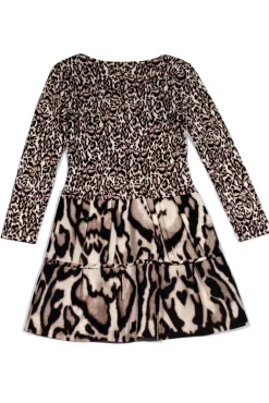 Diane von Furstenberg - Animal Print Fit & Flare Dress Sz 0