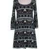 Diane von Furstenberg - Blue Floral Print Shift Sz 2