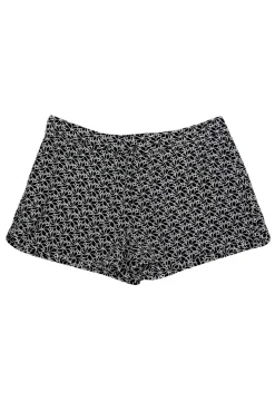 Diane von Furstenberg - Black & White Patterned Shorts Sz 4