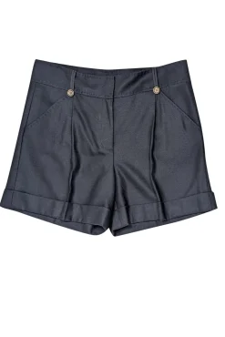 Diane von Furstenberg - Black Wool Pleated Shorts Sz 10