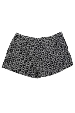 Diane von Furstenberg - Black & White Patterned Shorts Sz 4