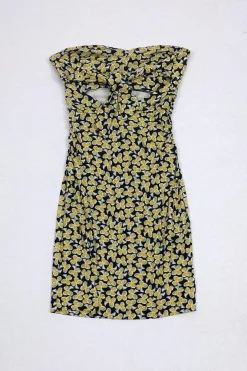 Diane von Furstenberg - Black & Yellow Dress Sz XS