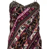 Diane von Furstenberg - Multicolored Paisley Silk Sequined Camisole Sz 6