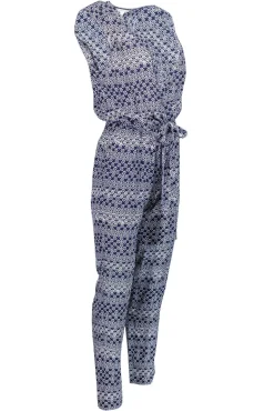 Diane von Furstenberg - Navy & White Jumpsuit Sz 6