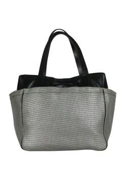 Diane von Furstenberg - Silver & Black Satchel