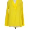 Diane von Furstenberg - Yellow Cotton Blouse Sz 2
