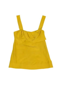 Diane von Furstenberg - Yellow Square Neck Tank Sz 0