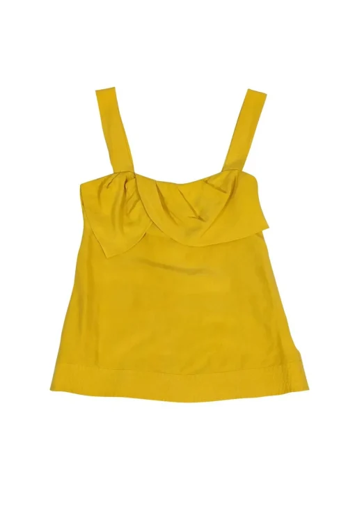 Diane von Furstenberg - Yellow Square Neck Tank Sz 0