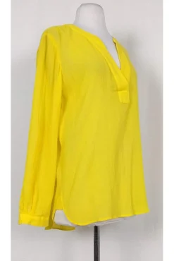 Diane von Furstenberg - Yellow Cotton Blouse Sz 2