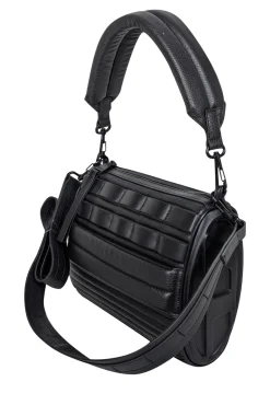 Diesel - Black Leather Puff Shoulder Bag