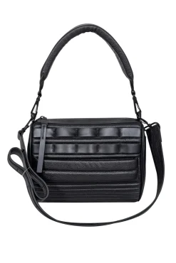 Diesel - Black Leather Puff Shoulder Bag