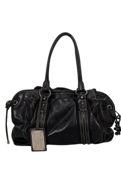 Dolce & Gabbana - Black Leather "Miss Lug"  Shoulder Bag