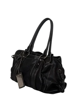 Dolce & Gabbana - Black Leather "Miss Lug"  Shoulder Bag