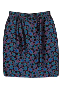 Doncaster - Metallic Multicolor Floral Brocade Skirt Sz 10