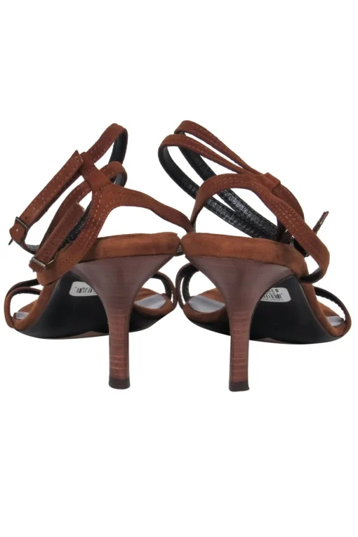Donna Karan - Camel Suede Strappy Pumps Sz 10