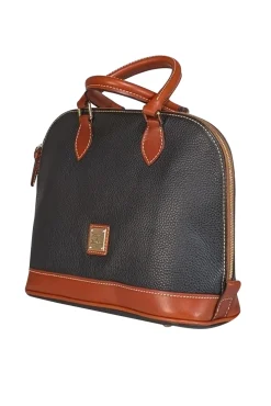 Dooney & Bourke - Black Pebbled Leather Satchel