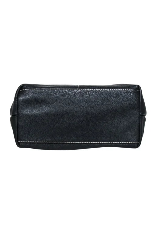 Dooney & Bourke - Black Pebbled Leather Large Shoulder Bag