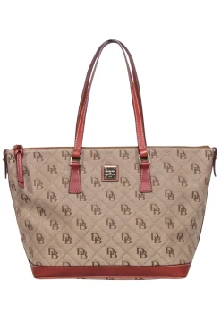 Dooney & Bourke - Brown Monogram Tote