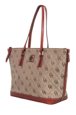 Dooney & Bourke - Brown Monogram Tote