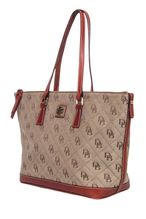 Dooney & Bourke - Brown Monogram Tote