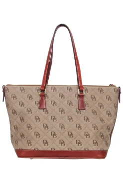 Dooney & Bourke - Brown Monogram Tote