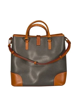 Dooney & Bourke - Grey Leather Large Shoulder Bag