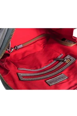 Dooney & Bourke - Grey Zipper Around Saffiano Leather Backpack